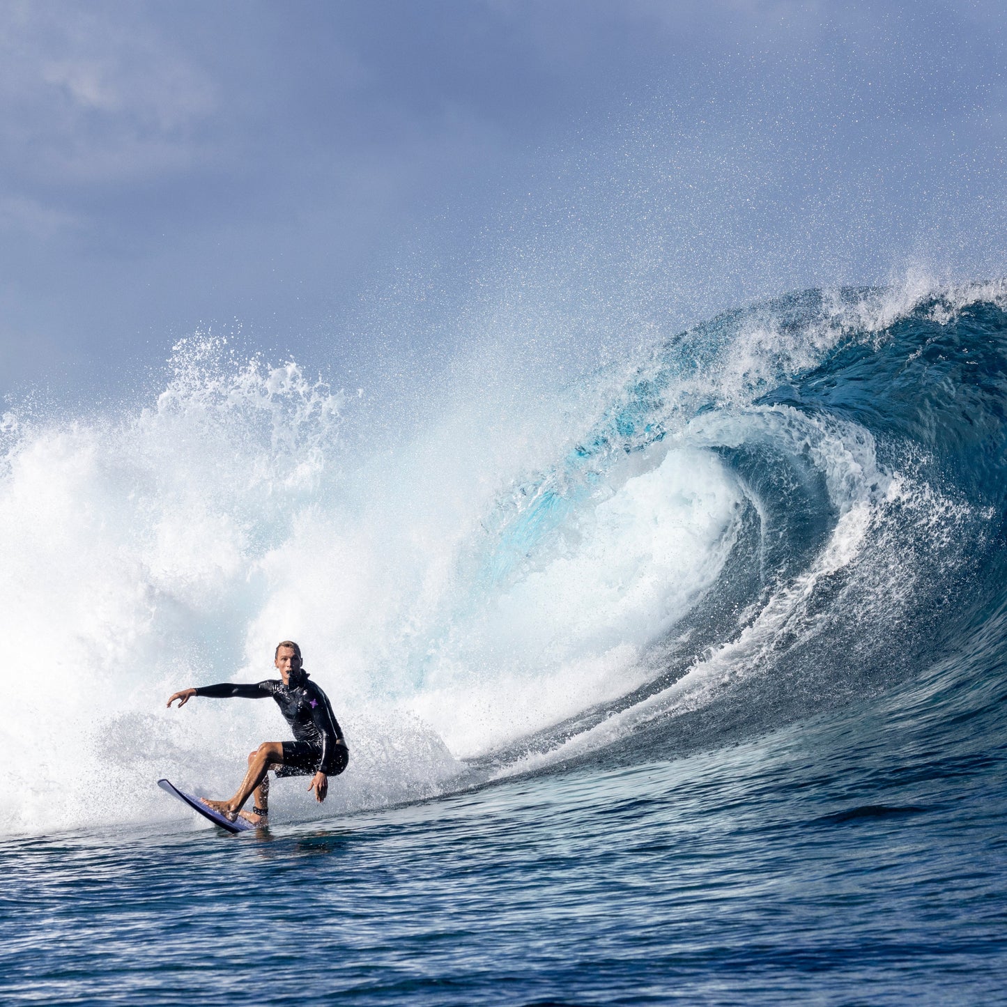 HOODED RASH TOP - Long Sleeve